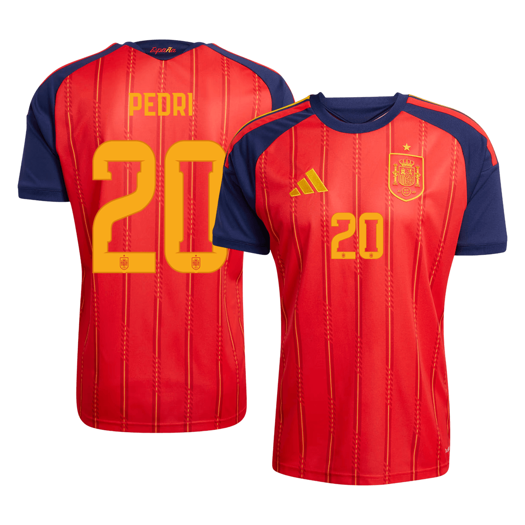 PEDRI #20 スペイン代表 Home ユニフォーム 2026 - 高品質