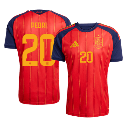 PEDRI #20 スペイン代表 Home ユニフォーム 2026 - 高品質