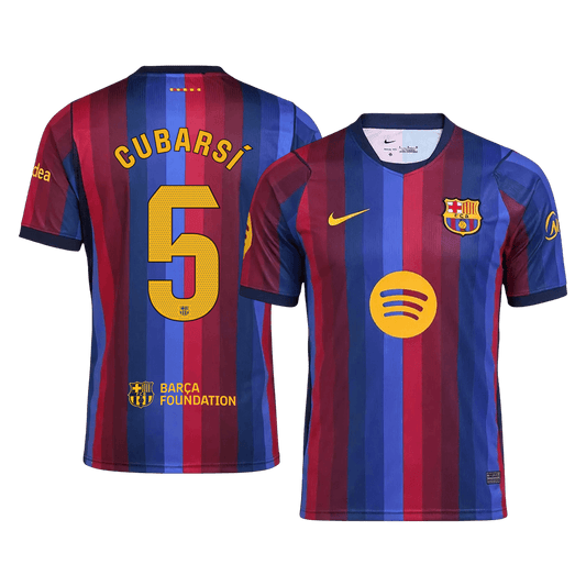 CUBARSÍ #5 バルサ Home ユニフォーム 2026/27
