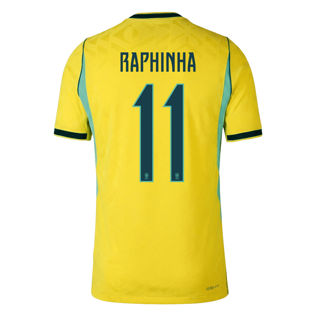 RAPHINHA #11 ブラジル代表 Home 2026 オーセンティックユニフォーム