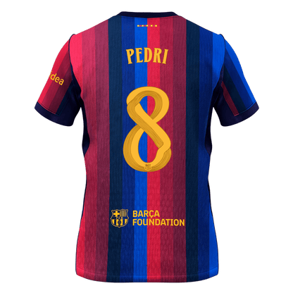 PEDRI #8 バルサ Home ユニフォーム 2026/27 - UCL