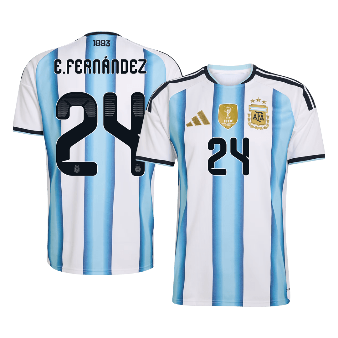 E. FERNÁNDEZ #24 アルゼンチン Home ユニフォーム 2026 - 高品質