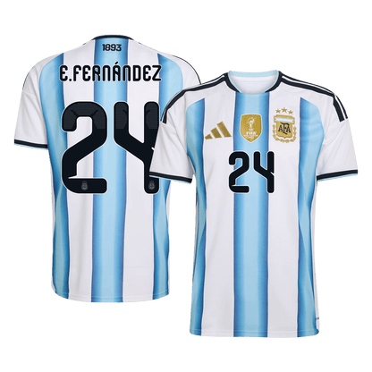 E. FERNÁNDEZ #24 アルゼンチン Home ユニフォーム 2026 - 高品質