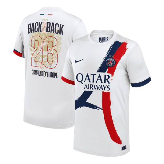 Champions of Europe #26 PSG Away ユニフォーム 2024/26 - 欧州王者